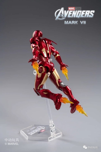 Mô Hình Ráp Sẵn Marvel Iron Man Mark VII (MK7) Scale 1:10 của ZD Toys