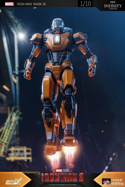 Mô Hình Ráp Sẵn Marvel 1/10 Iron Man Mk36 của ZDToys