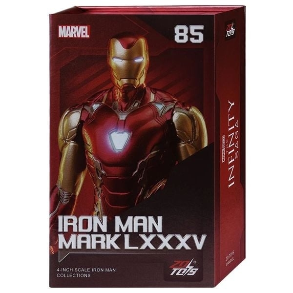 Mô hình Ráp Sẵn Marvel - Iron Man Mark LXXXV MK85 (4 Inch) - ZD Toys - ZM30