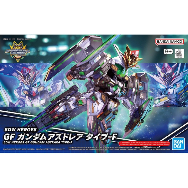 Mô Hình Lắp Ráp Gundam SDW HEROES GF GUNDAM ASTRAEA TYPE F của Bandai Nhật bản