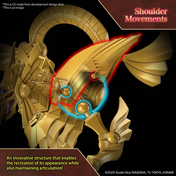 Mô Hình Lắp Ráp FRS Figure-rise Standard Amplified -EGYPTIAN GOD- THE WINGED DRAGON OF RA của Bandai