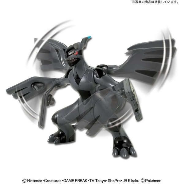 Mô Hình Lắp Ráp Pokemon pokepla No14 ZEKROM của Bandai nhật bản