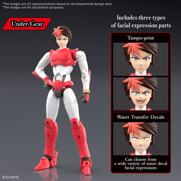 Mô Hình Lắp Ráp 30MF Yoroi-Shinden Samurai Troopers(Ronin Warriors) Gai of the Heat của Bandai Nhật Bản