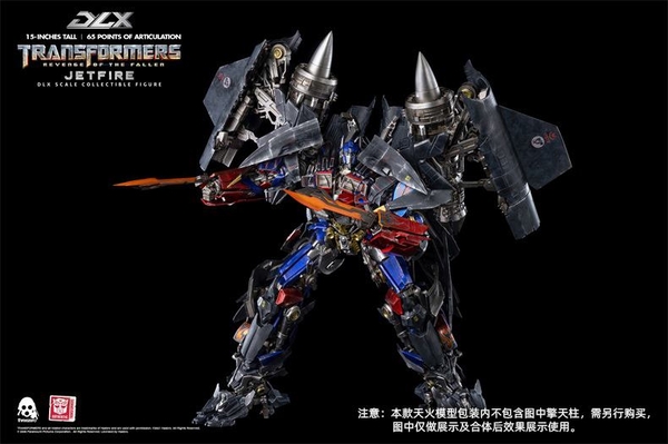 Mô hình Ráp Sẵn DLX Jetfire Transformers Revenge of The Fallen ROTF - Chính Hãng Threezero