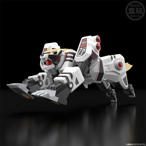 Mô Hình Lắp Ráp Super Mini Pla SMP Won Tiger / White Tigerzord Chính Hãng Bandai