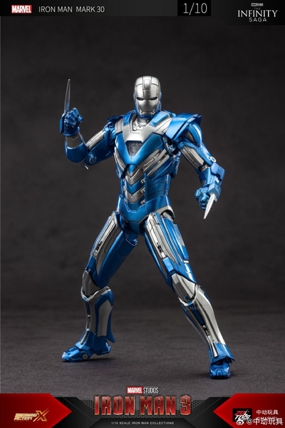 Mô Hình Ráp Sẵn Marvel 1/10 Iron Man Mk30 của ZDtoys