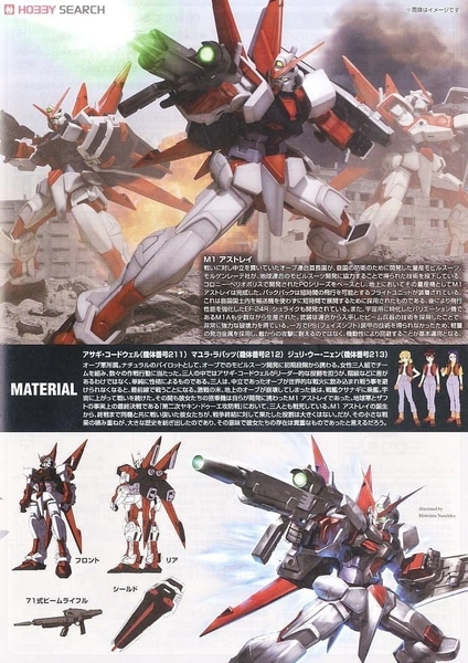 Mô Hình Lắp Ráp Gundam HG SEED 1/144 M1 Astray của Bandai Nhật bản