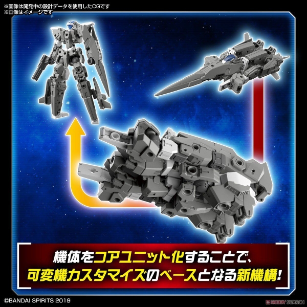 Mô hình Lắp Ráp 30MM 1/144 eEXM-30 ESPOSSITO α của Bandai Nhật Bản