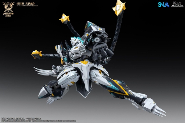 MÔ HINH LẮP RÁP BG 1/144 SC-012 RAMPAGE LION BEDIVERE (TẶNG BASE, DECAL NƯỚC) của SNAA