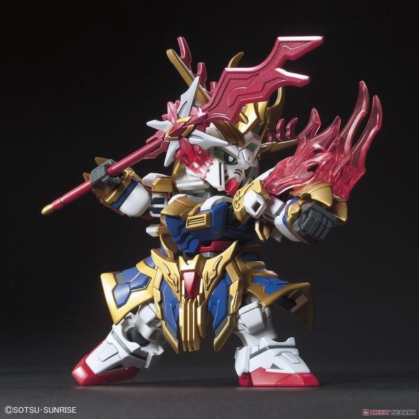 Mô Hình Lắp Ráp Gundam SD SANGOKU SOKETSUDEN Zhang Fei GOD GUNDAM của Bandai Nhật bản