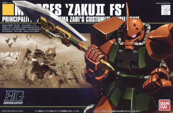 Mô Hình Lắp Ráp Gundam HG UC 1/144 GARMA'S ZAKU của Bandai Nhật Bản