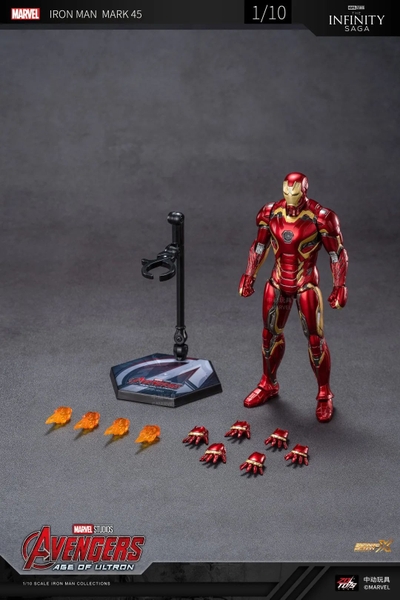 Mô Hình Ráp Sẵn IRON MAN MARK 45 (MK45) SCALE 1/10 của ZDTOYS