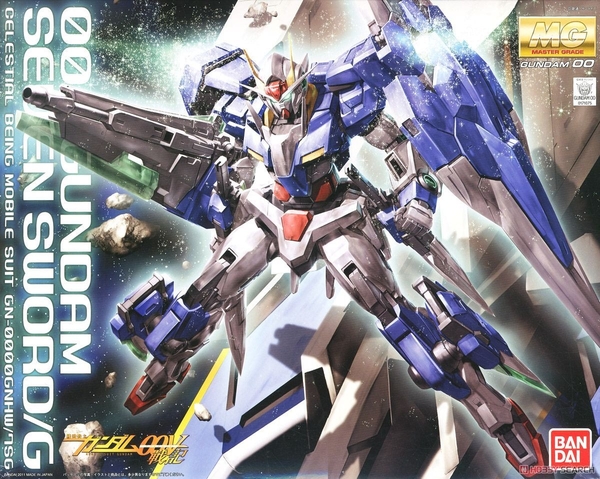 Mô Hình Lắp Ráp MG 1/100 OO GUNDAM SEVEN SWORD/G của Bandai Nhật bản