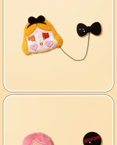 HUY HIỆU POP MART CRYBABY Crying Again Series-Plush Badge Blind Box