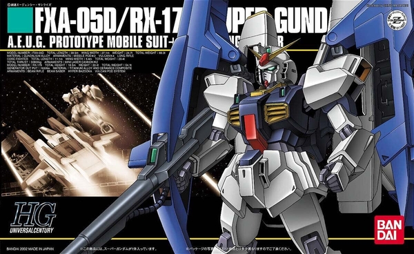 Mô Hình Lắp Ráp Gundam HG UC 1/144 FXA-05D/RX-178 Super Gundam của Bandai Nhật bản