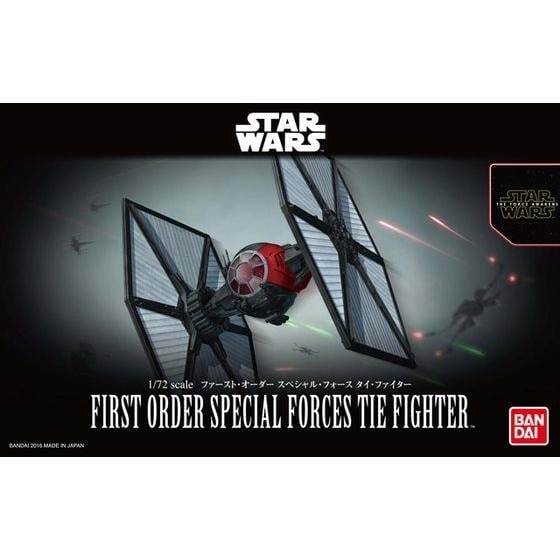Mô Hình Lắp Ráp Star Wars 1/72 FIRST ORDER SPECIAL FORCES TIE FIGHTER của Bandai Nhật Bản