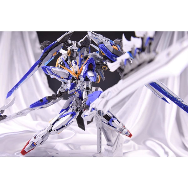 Mô Hình Lắp Ráp MG ZZA Blue Flame CH-01 Khung Xương Kim Loại (Full quà tặng Đợt 1)