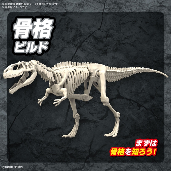 Mô Hình Lắp Ráp Khủng Long PLANNOSAURUS Giganotosaurus của Bandai Nhật bản