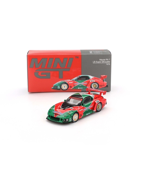 Mô Hình Xe Mini GT Box Version MGT00990 Mazda RX-7 LB-Super Silhouette 787B