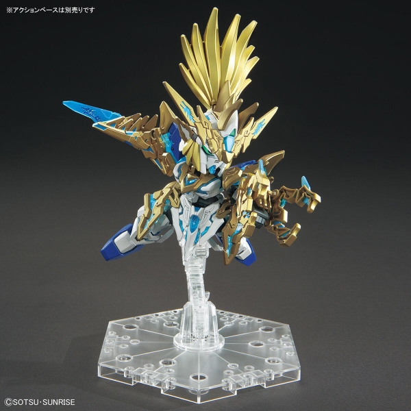 Mô Hình Lắp Ráp Gundam SD W HEROES LONGZUN LIU BEI UNICORN của Bandai Nhật