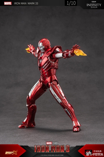 Mô Hình Ráp Sẵn Iron Man Mark 33 (MK33) Scale 1/10 của ZDToys