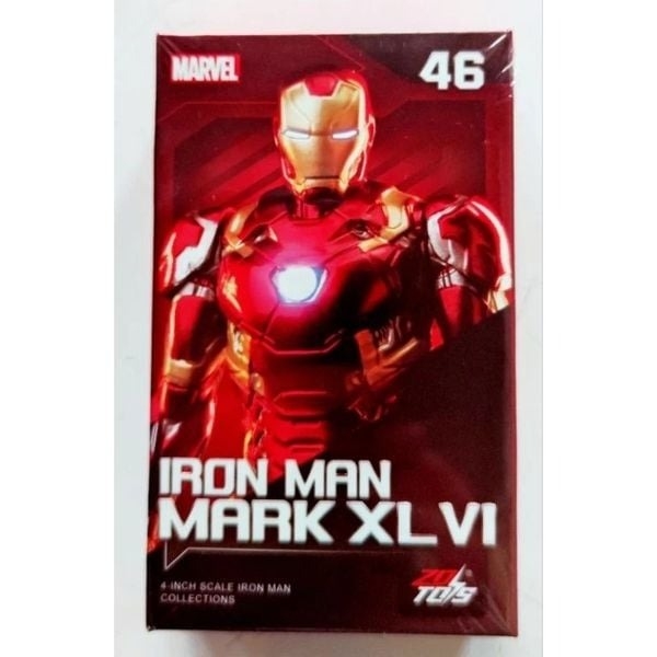 Mô hình Ráp Sẵn Marvel - Iron Man Mark XLVI MK46 (4 Inch) - ZD Toys - ZM28