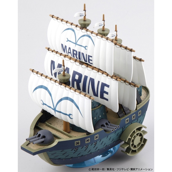 Mô hình lắp ráp ONE PIECE GRAND SHIP COLLECTION 07 Marine war ship Chính Hãng Bandai