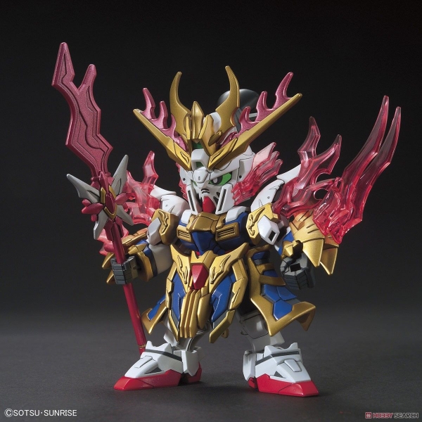 Mô Hình Lắp Ráp Gundam SD SANGOKU SOKETSUDEN Zhang Fei GOD GUNDAM của Bandai Nhật bản