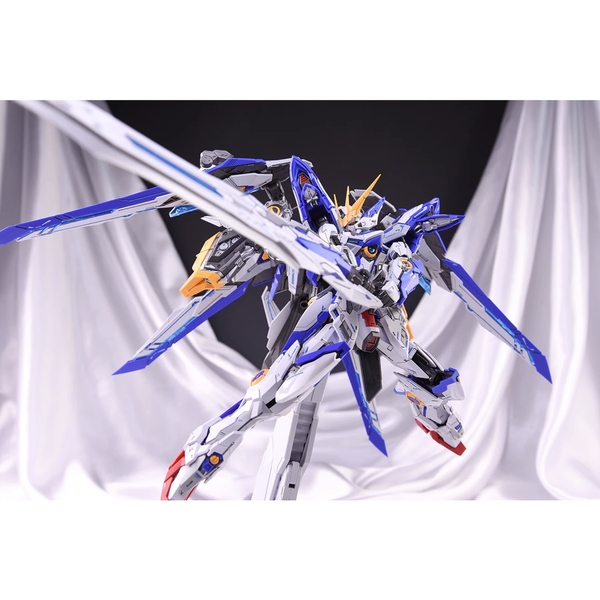 Mô Hình Lắp Ráp MG ZZA Blue Flame CH-01 Khung Xương Kim Loại (Full quà tặng Đợt 1)