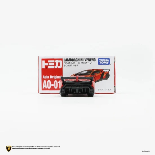 Mô Hình Xe Tomica Asia Original AO-01 Lamborghini Veneno Chính Hãng TakaraTomy