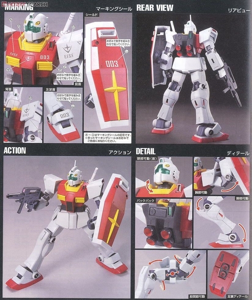 Mô Hình Lắp Ráp Gundam HG UC 1/144 RMS-179 GM 2 của Bandai Nhật Bản
