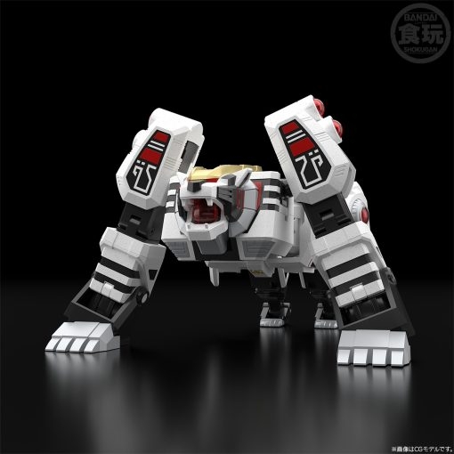 Mô Hình Lắp Ráp Super Mini Pla SMP Won Tiger / White Tigerzord Chính Hãng Bandai
