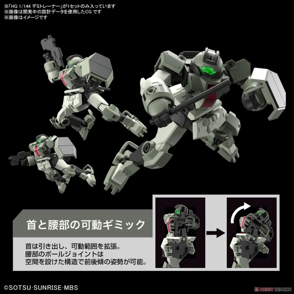 Mô Hình Lắp Ráp Gundam HG TWFM 1/144 Demi Trainer của Bandai Nhật Bản