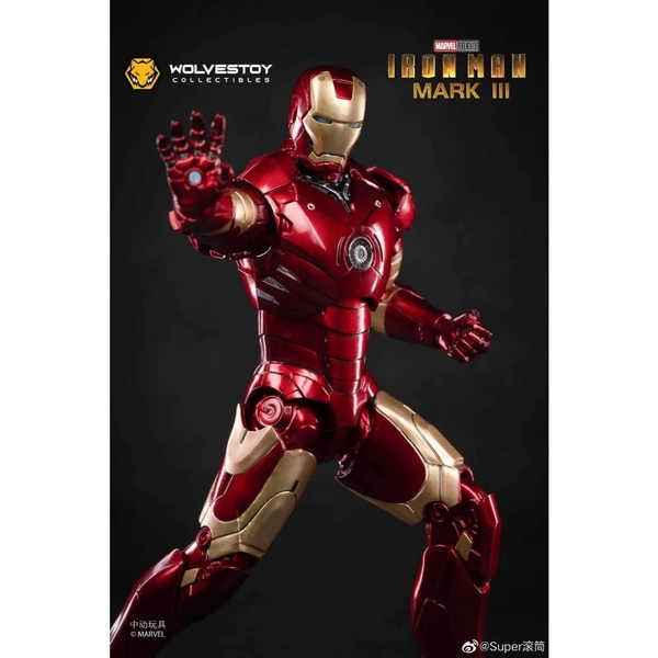 Mô Hình Ráp Sẵn Marvel Iron Man Mark 3 (MK3) 1/10 của ZDtoys