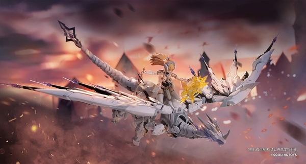 Mô Hình Lắp Ráp Model Kit Odo Lifeform: Dragon’s Heart Daytime Meteor của Souling toys