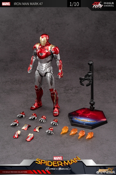 Mô Hình Ráp Sẵn Marvel IRON MAN MK47 - ZM11 của Zdtoys