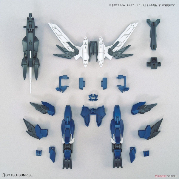 Mô Hình Lắp Ráp Gundam HGBD:R 1/144 MERCUONE UNIT GUNDAM BUILD DIVER cuar Bandai Nhật Bản