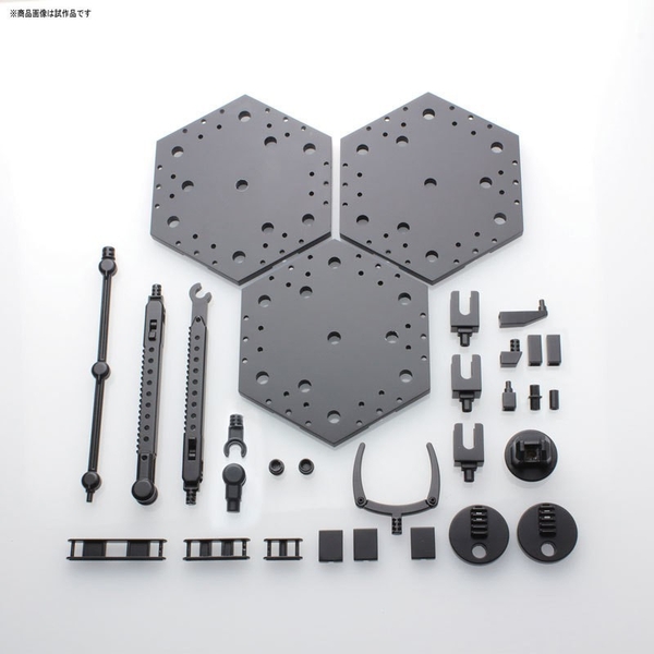 Giá trưng bày Gundam Action Base 4 Display HG RG MG Black Chính Hãng Bandai