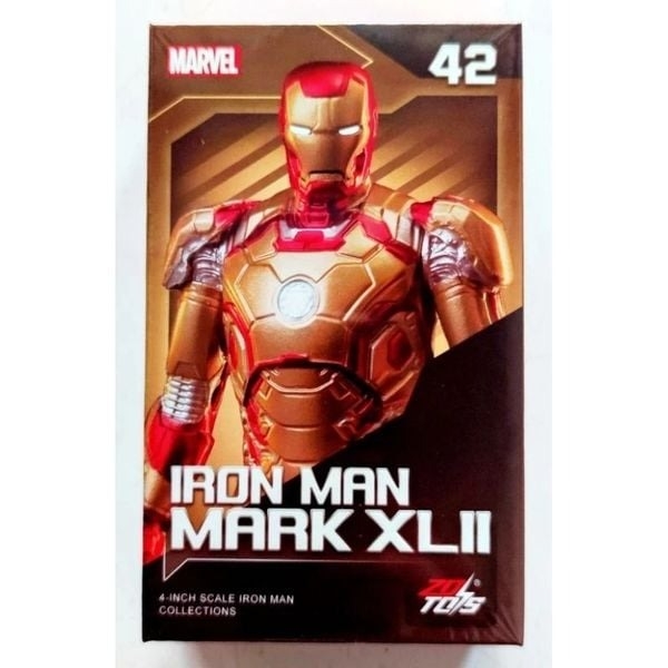 Mô hình Ráp Sẵn Marvel - Iron Man Mark XLII MK42 (4 Inch) - ZD Toys - ZM25