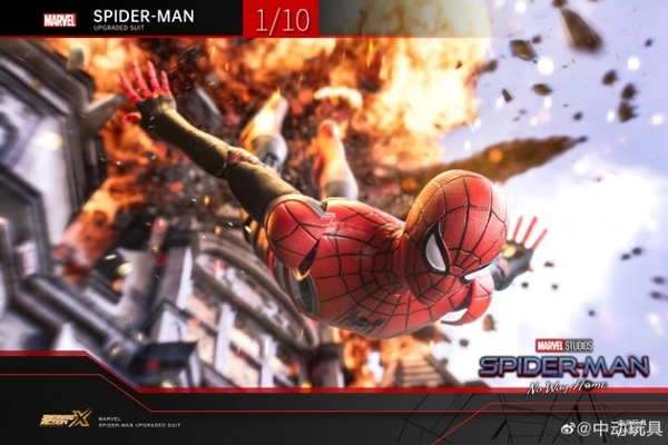 Mô Hình Ráp Sẵn marvel Spider Man UPGATED SUIT của ZDTOYS