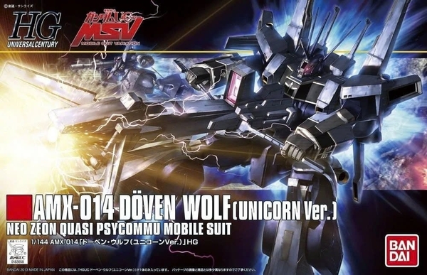 Mô Hình Lắp Ráp Gundam HG UC 1/144 DOVEN WOLF - UNICORN VER của Bandai Nhật bản