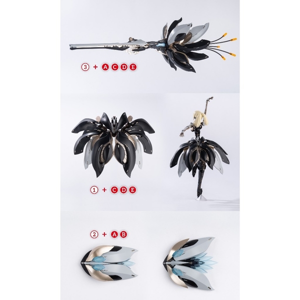 Mô Hình Lắp Ráp 1/10 Rosado Starflower Lily của Hemoxian x E.Craft