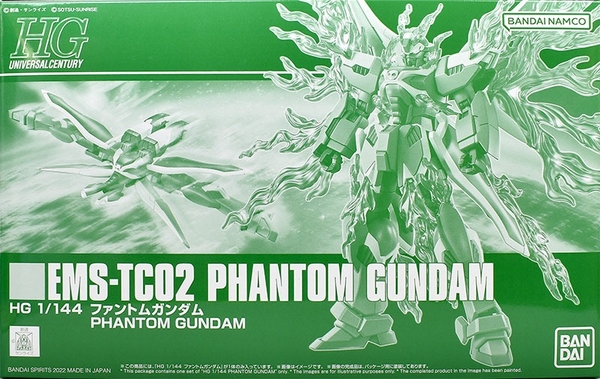 Mô Hình Lắp Ráp Gundam HG UC 1/144 EMS-TC02 Phantom Gundam (P-Bandai) của Bandai Nhật Bản