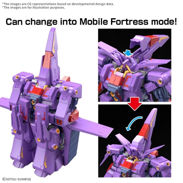 Mô Hình Lắp Ráp Gundam HGUC 1/144 Psycho Gundam Mk-II / MK 2 của Bandai Nhật Bản