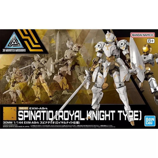 Mô Hình Lắp Ráp 30MM 1/144 EXM-A9rk Spinatio - Royal Knight version của Bandai Nhật Bản