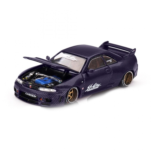 Mô Hình Xe Kaido House KHMG163 Nissan Skyline GT-R (R33) Active Carbon R V2