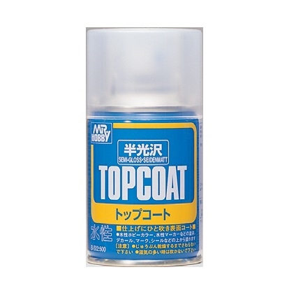 Sơn phủ mô hình Top Coat Gloss B501 Semi Gloss B502 Flat B503 Premium B601 B602 B603 của Mr Hobby