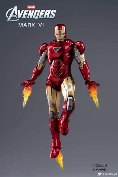 Mô Hình Ráp Sẵn Marvel Iron Man Mark VI (MK6) Scale 1/10 của ZDtoys