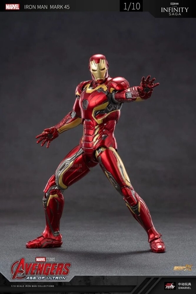 Mô Hình Ráp Sẵn IRON MAN MARK 45 (MK45) SCALE 1/10 của ZDTOYS