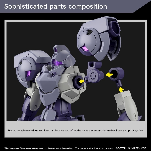 Mô Hình Lắp Ráp Gundam HG WFM 1/144 Heindree Sturm của Bandai Nhật Bản